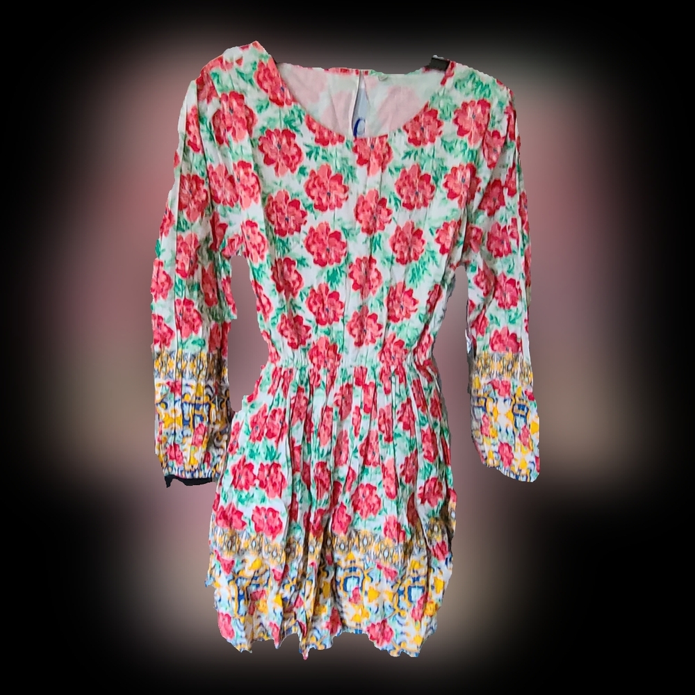 Floral Long Sleeve Dress
